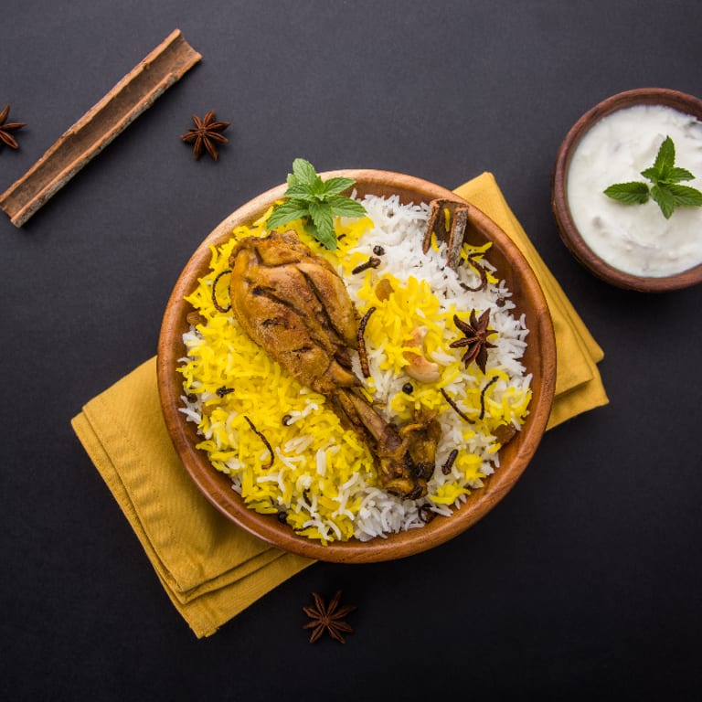 Delicious Chicken Biryani and More